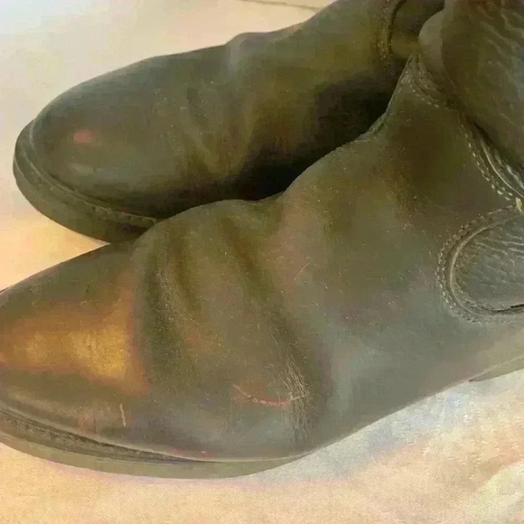 Justin Western Cowboy Work Boots Size 9D made in USA rodeo everyday casual - Picture 5 of 11